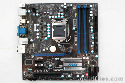 MSI H55M E33 Motherboard Review goldfries