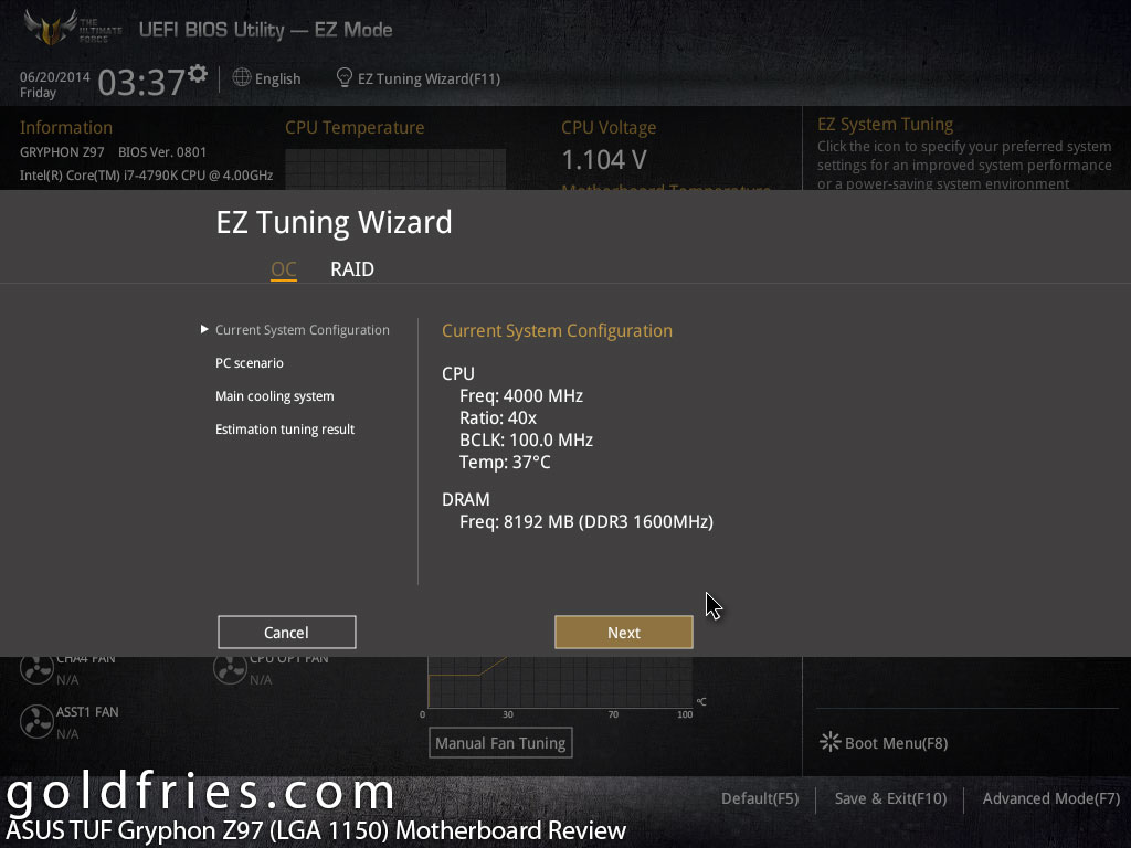 ASUS TUF Gryphon Z97 (LGA 1150) Motherboard Review