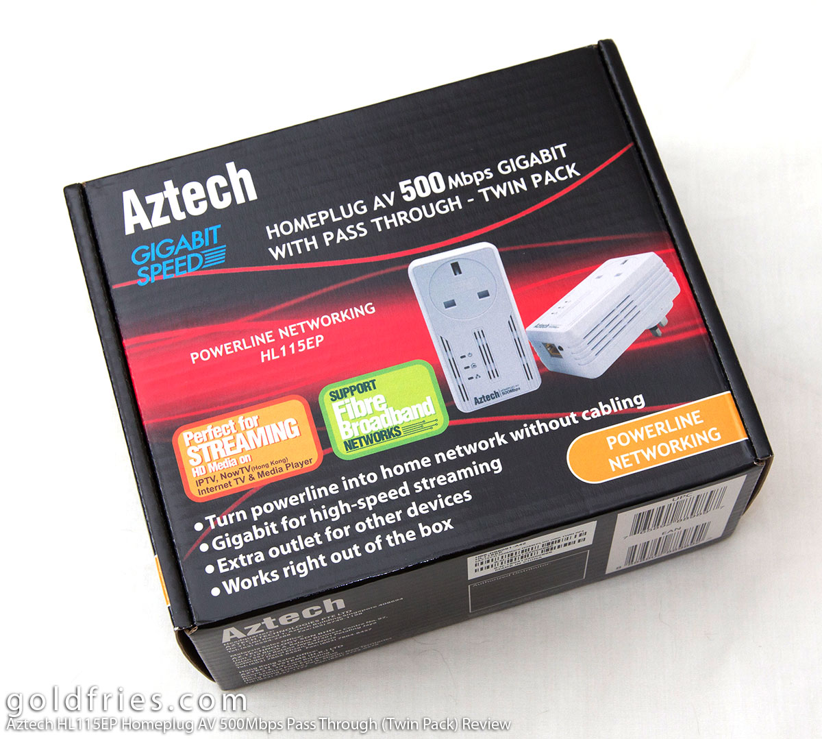 Aztech HL115EP Homeplug AV 500Mbps Pass Through (Twin Pack) Review
