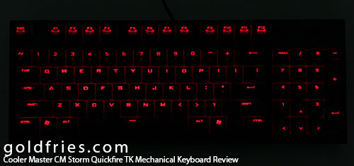 Cooler Master CM Storm Quickfire TK Mechanical Keyboard Review