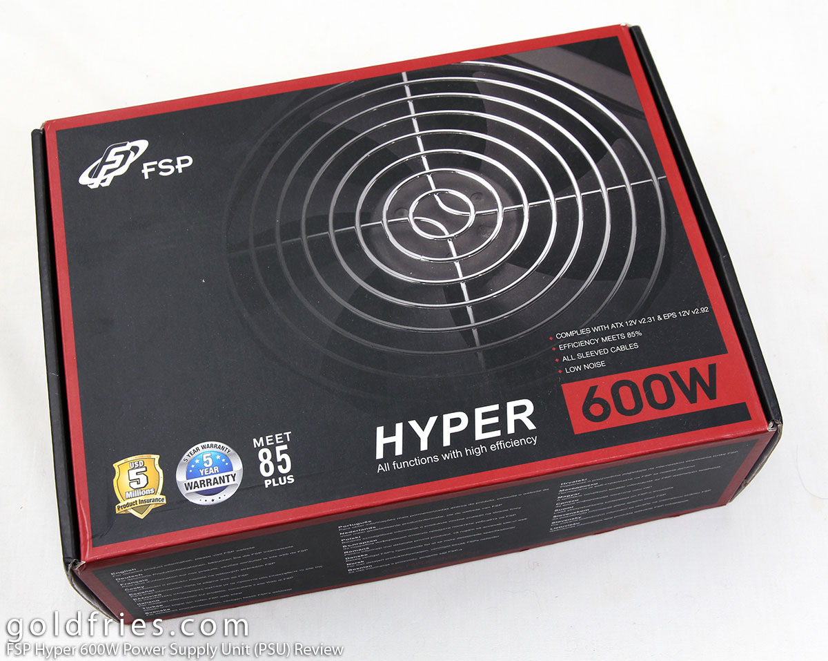 FSP Hyper 600W Power Supply Unit (PSU) Review
