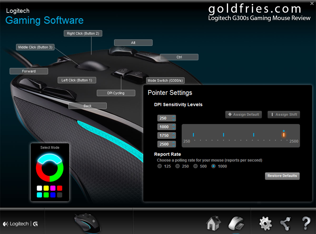 gaming mouse g300 software download
