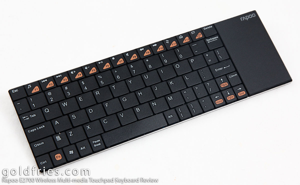 Rapoo E2700 Wireless Multi-media Touchpad Keyboard Review