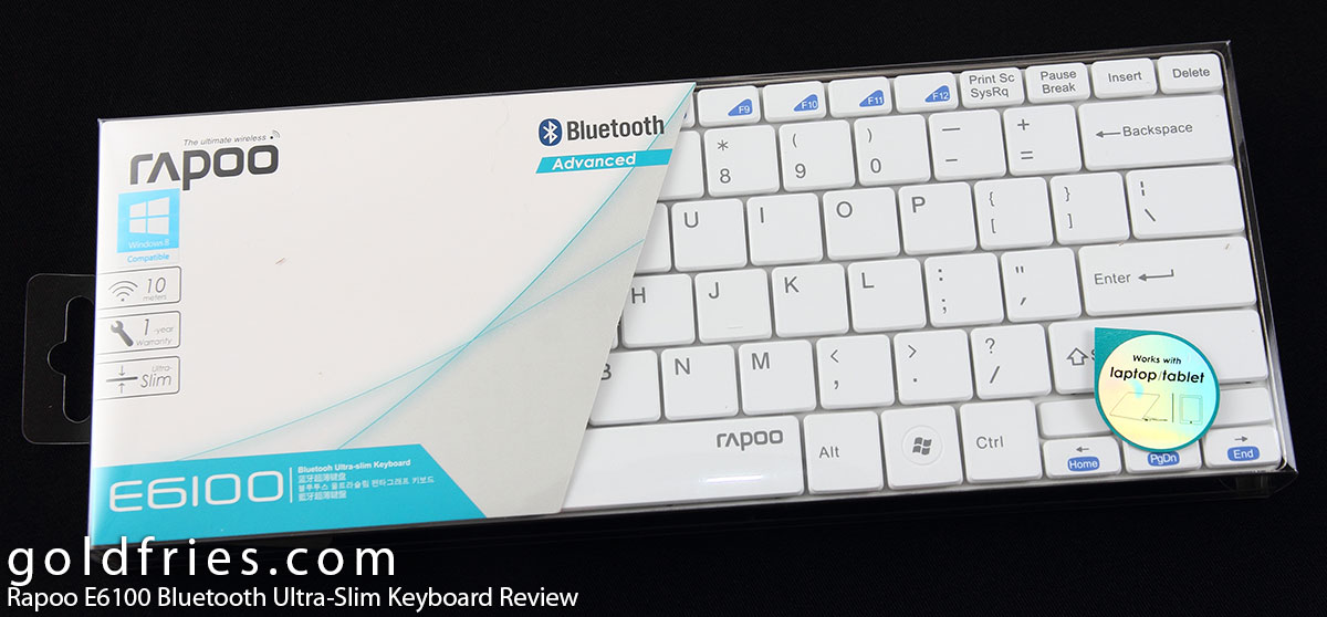 Rapoo E6100 Bluetooth Ultra-Slim Keyboard Review