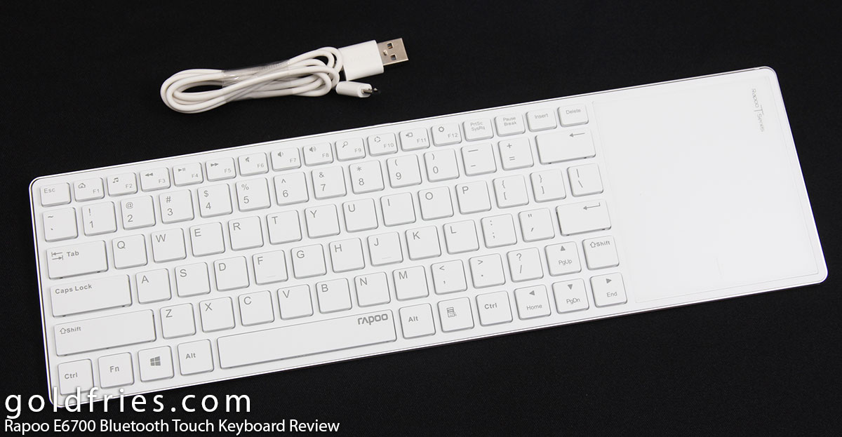 Rapoo E6700 Bluetooth Touch Keyboard Review