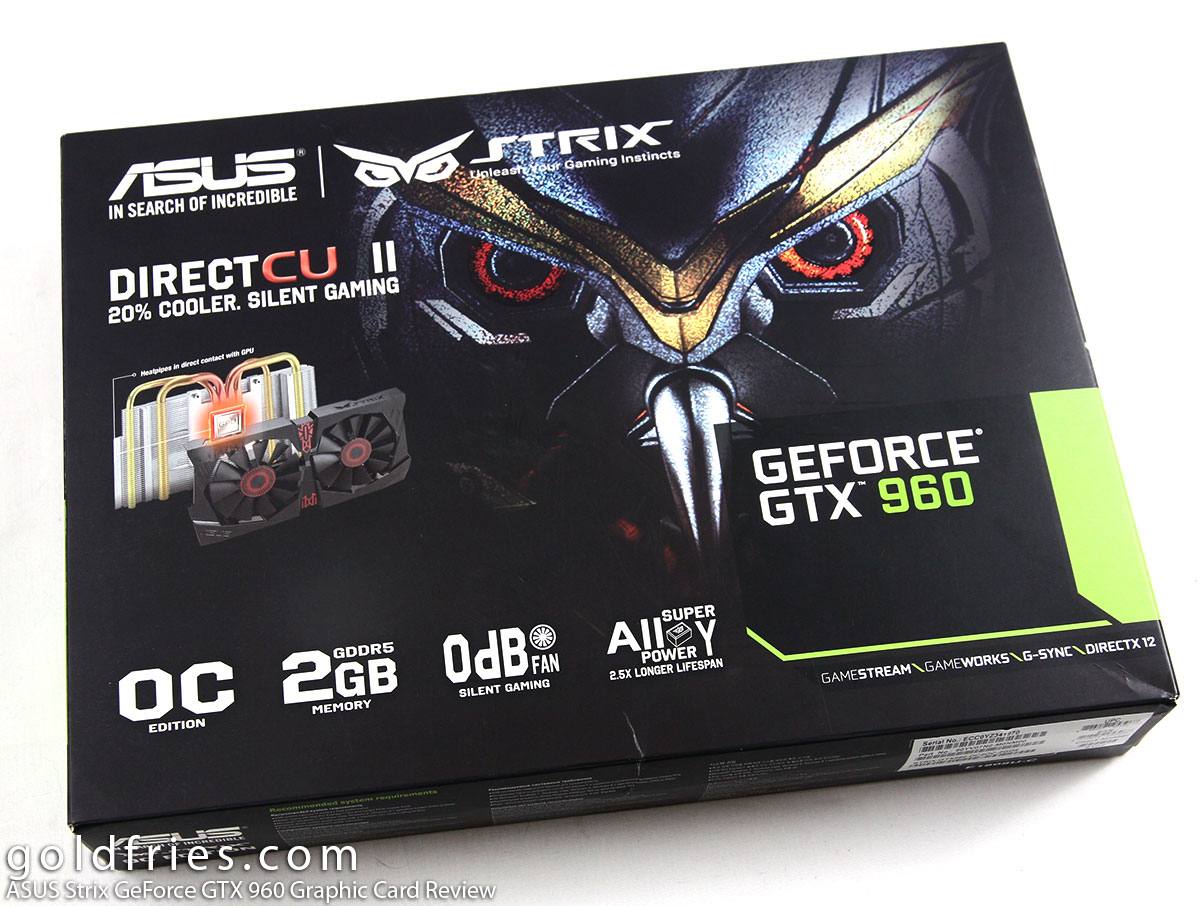 ASUS Strix GeForce GTX 960 Graphic Card Review