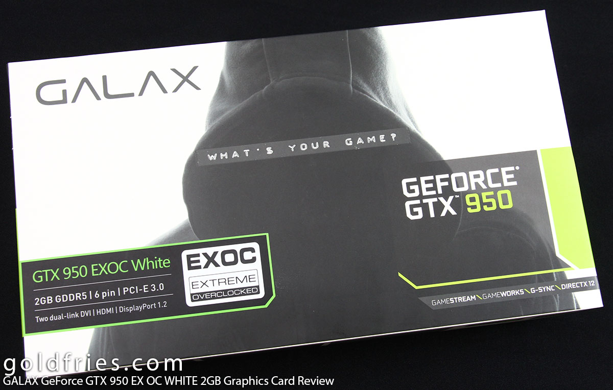 GALAX GeForce GTX 950 EX OC WHITE 2GB Graphics Card Review