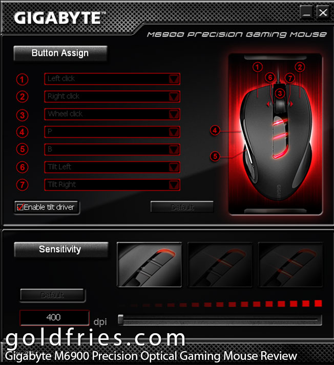 Gigabyte M6900 Precision Optical Gaming Mouse Review