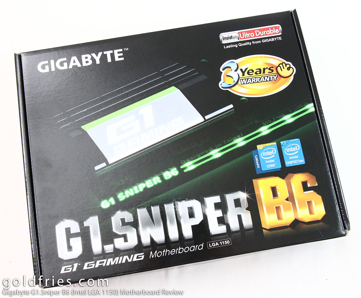 Gigabyte G1.Sniper B6 (Intel LGA 1150) Motherboard Review