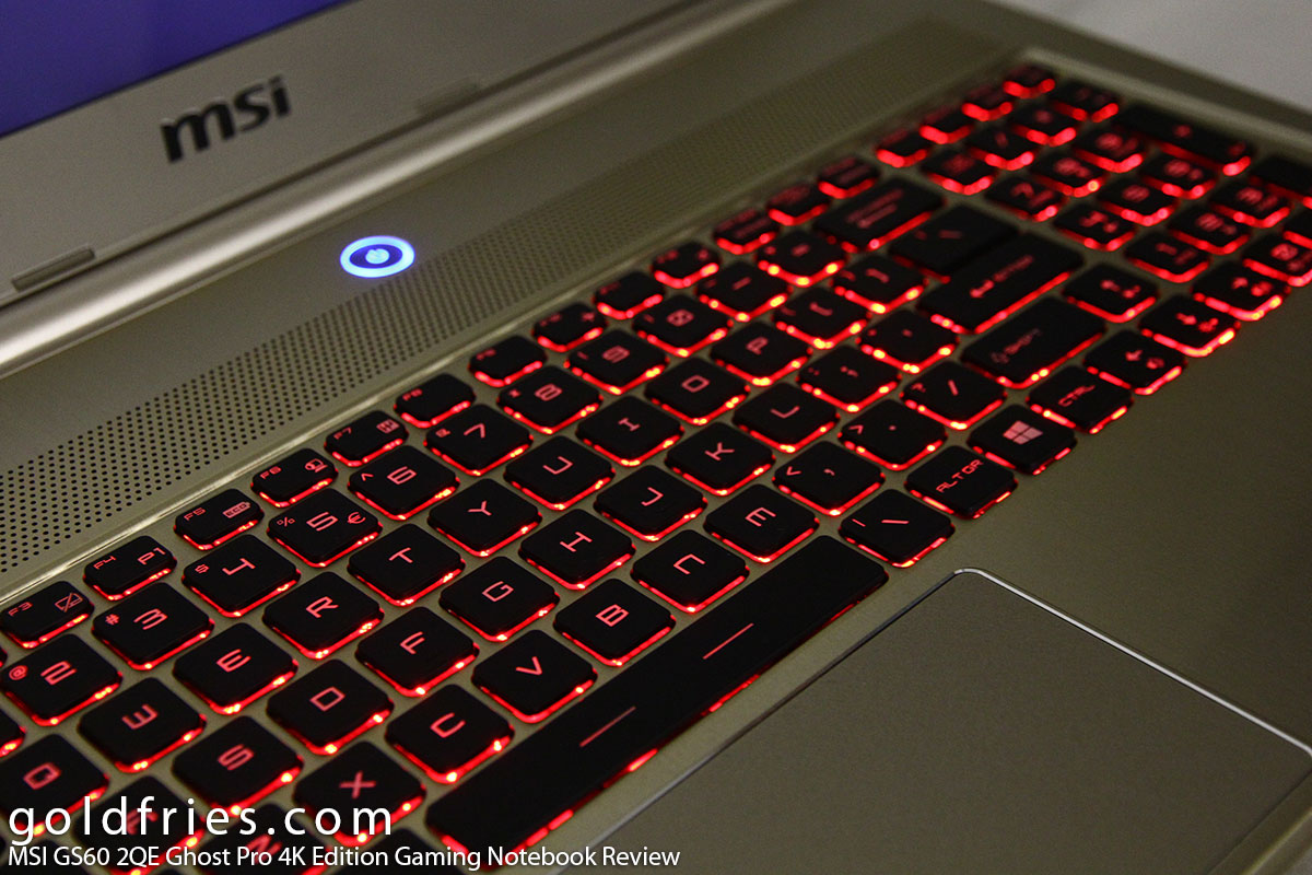 MSI GS60 2QE Ghost Pro 4K Edition Gaming Notebook Review