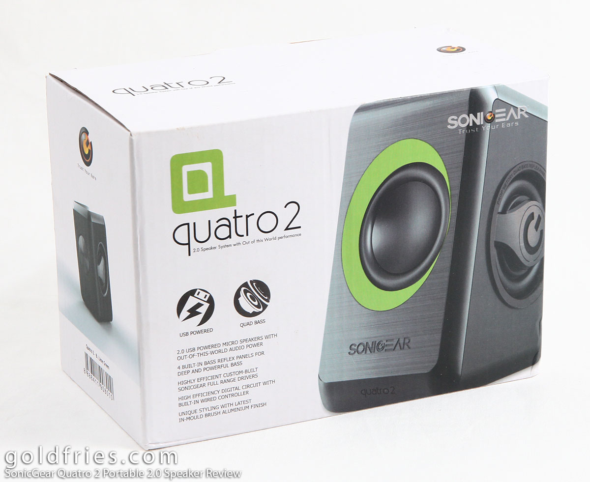 SonicGear Quatro 2 Portable 2.0 Speaker Review