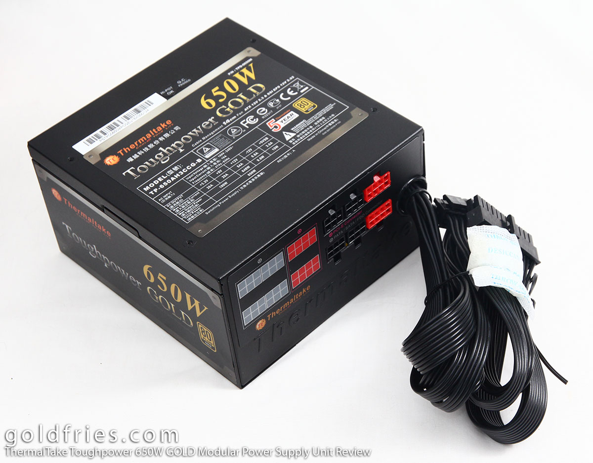 ThermalTake Toughpower 650W GOLD Modular Power Supply Unit Review
