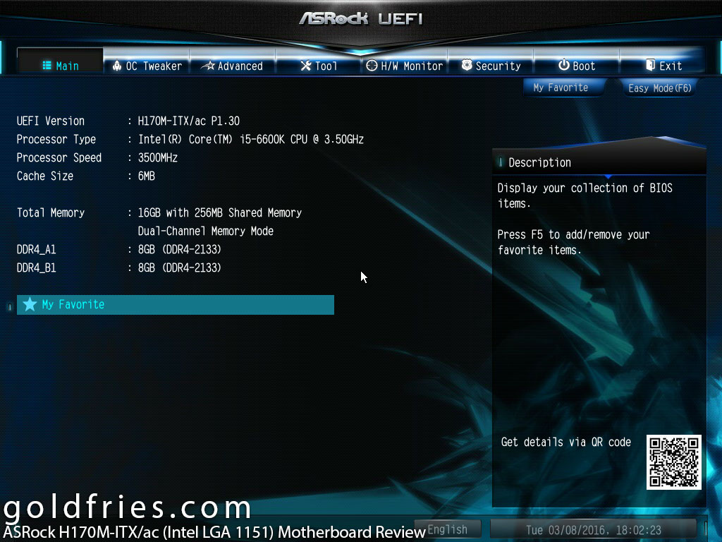 ASRock H170M-ITX/ac (Intel LGA 1151) Motherboard Review
