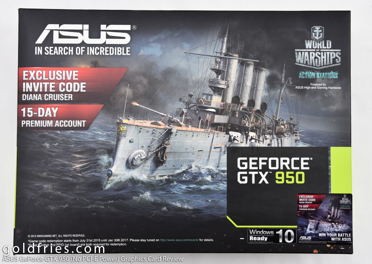 ASUS GeForce GTX 950 (No PCI-E Power) Graphics Card Review