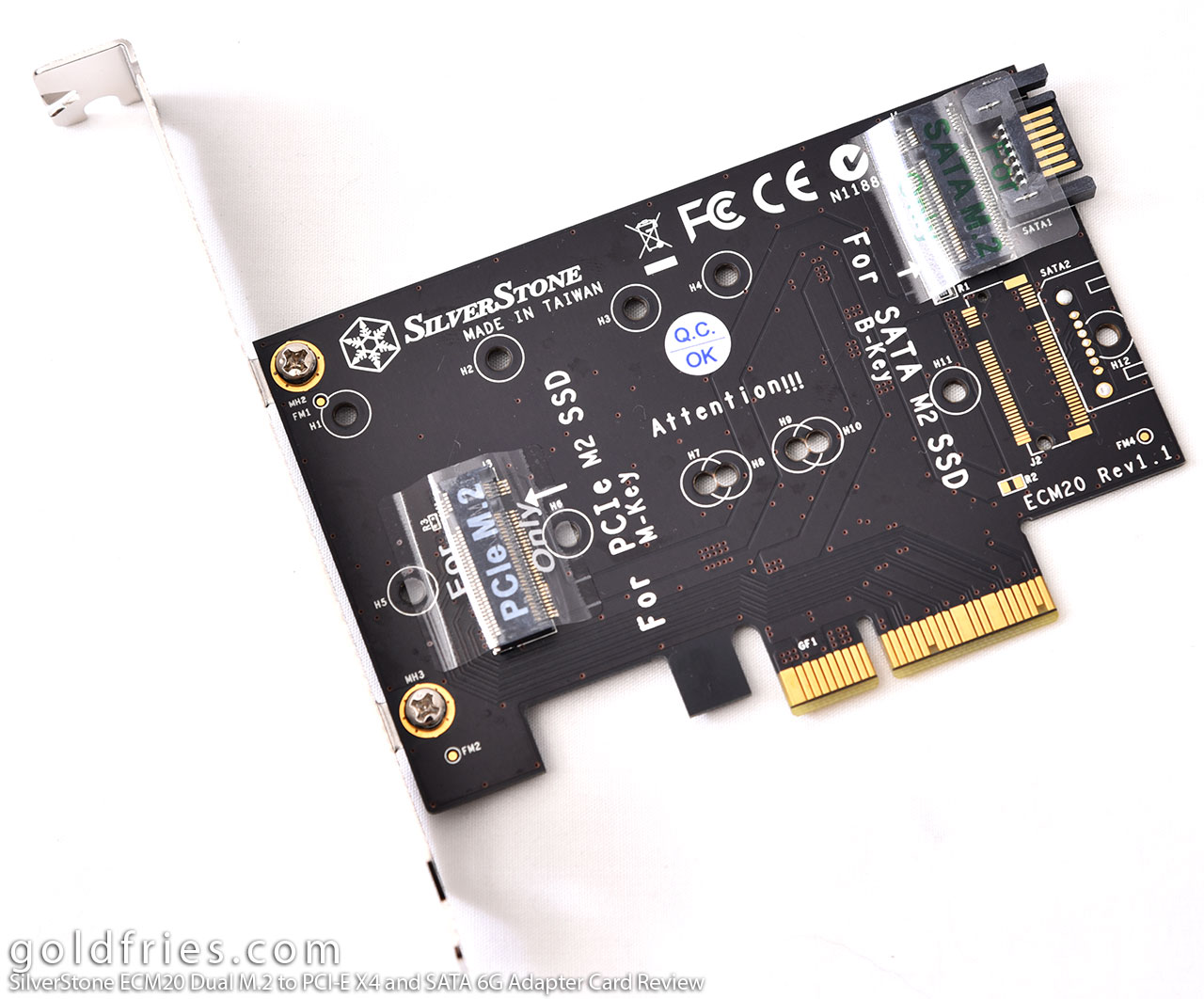 SilverStone ECM20 Dual M.2 to PCI-E X4 and SATA 6G Adapter Card Review