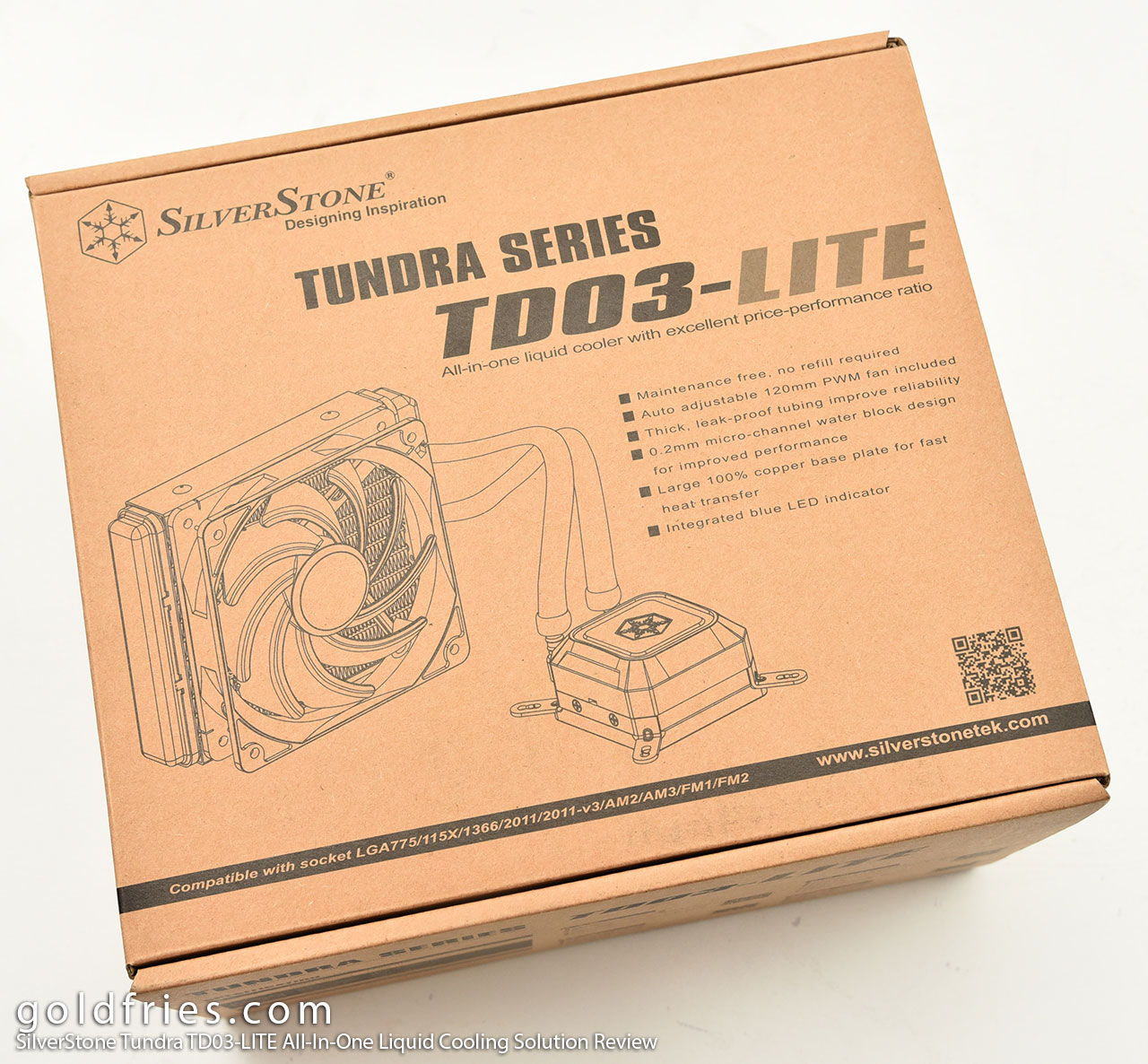 SilverStone Tundra TD03-LITE All-In-One Liquid Cooling Solution Review