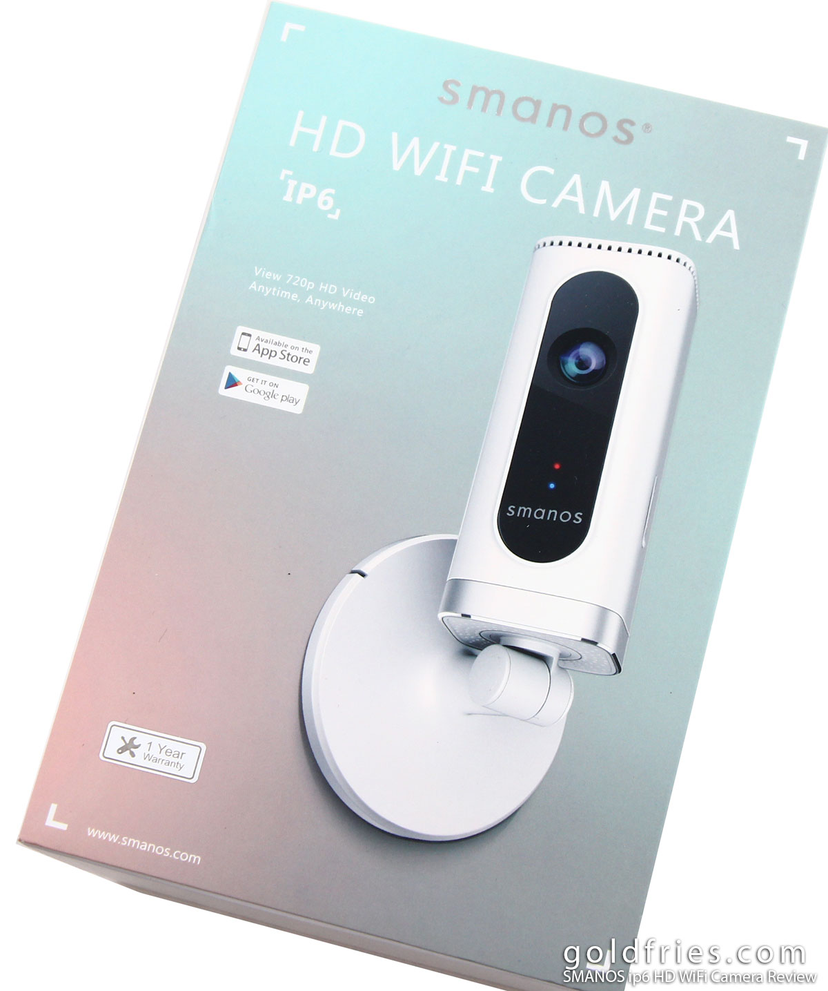 SMANOS ip6 HD WiFi Camera Review