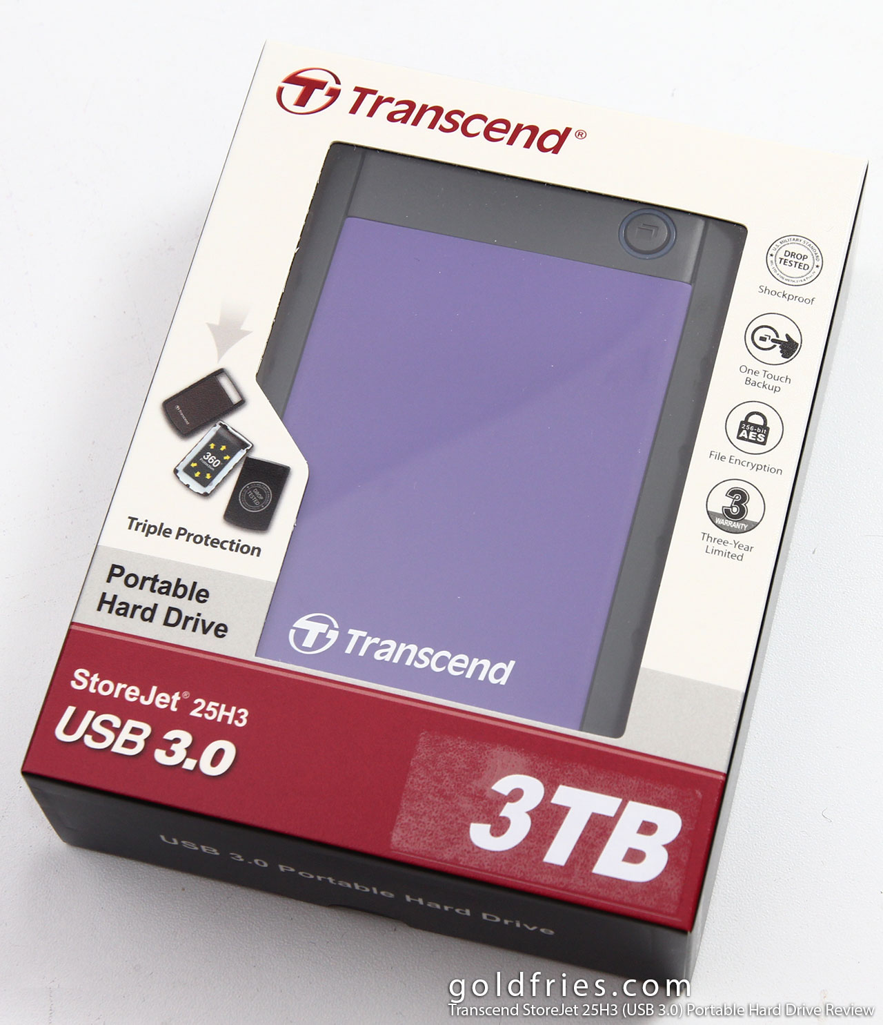 Transcend StoreJet 25H3 (USB 3.0) Portable Hard Drive Review