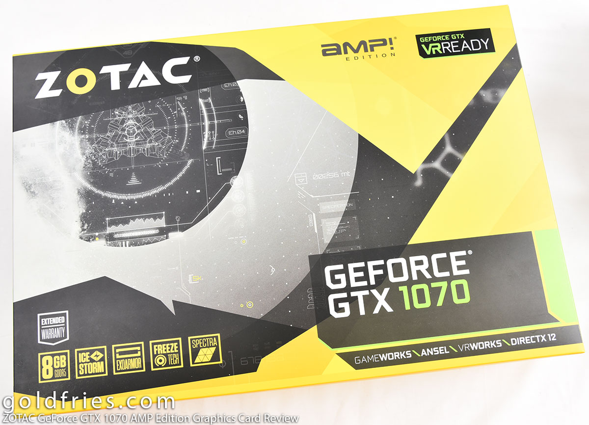 ZOTAC GeForce GTX 1070 AMP Edition Graphics Card Review