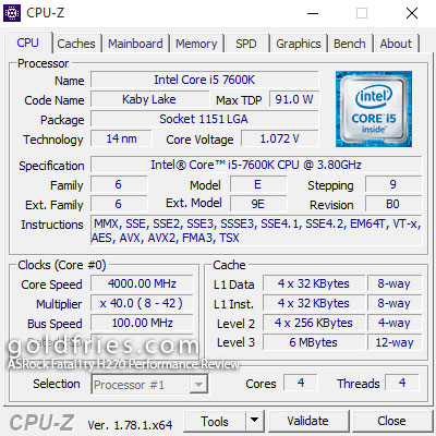 ASRock Fatal1ty H270 Performance Review