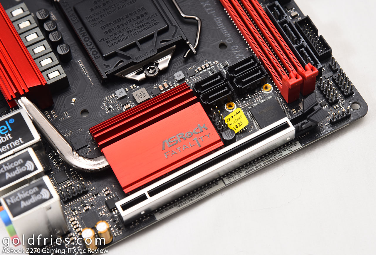 ASRock Z270 Gaming ITX ac Review goldfries